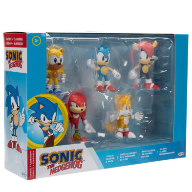 Blister 5 figuras Sonic the Hedgehog 6cm